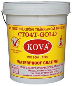 Sơn trang trí, chống thấm cao cấp ngoài trời CT04T-Gold