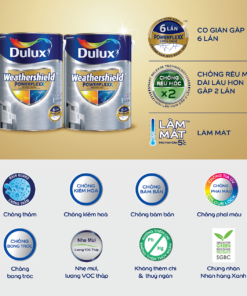 Sơn Ngoại thất Siêu cao cấp Dulux Weathershield Powerflexx
